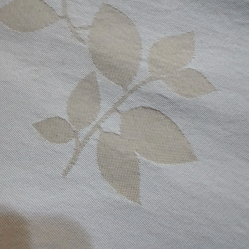 Sur La Table Tan Yellow Floral Tablecloth 70x70